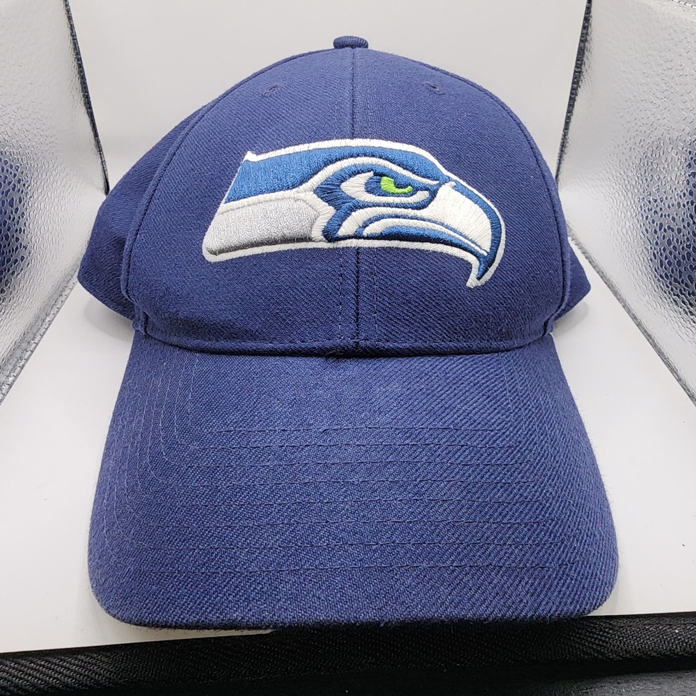 Seattle Seahawks 47 Brand NFL Football Adjustable Hat Mens OSFA Blue‎ Cap